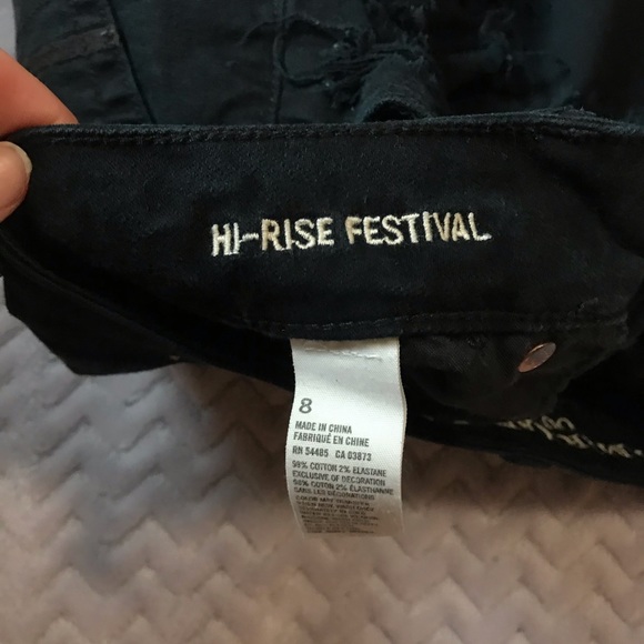 Hi Rise Festival Jean Shorts - Picture 3 of 3